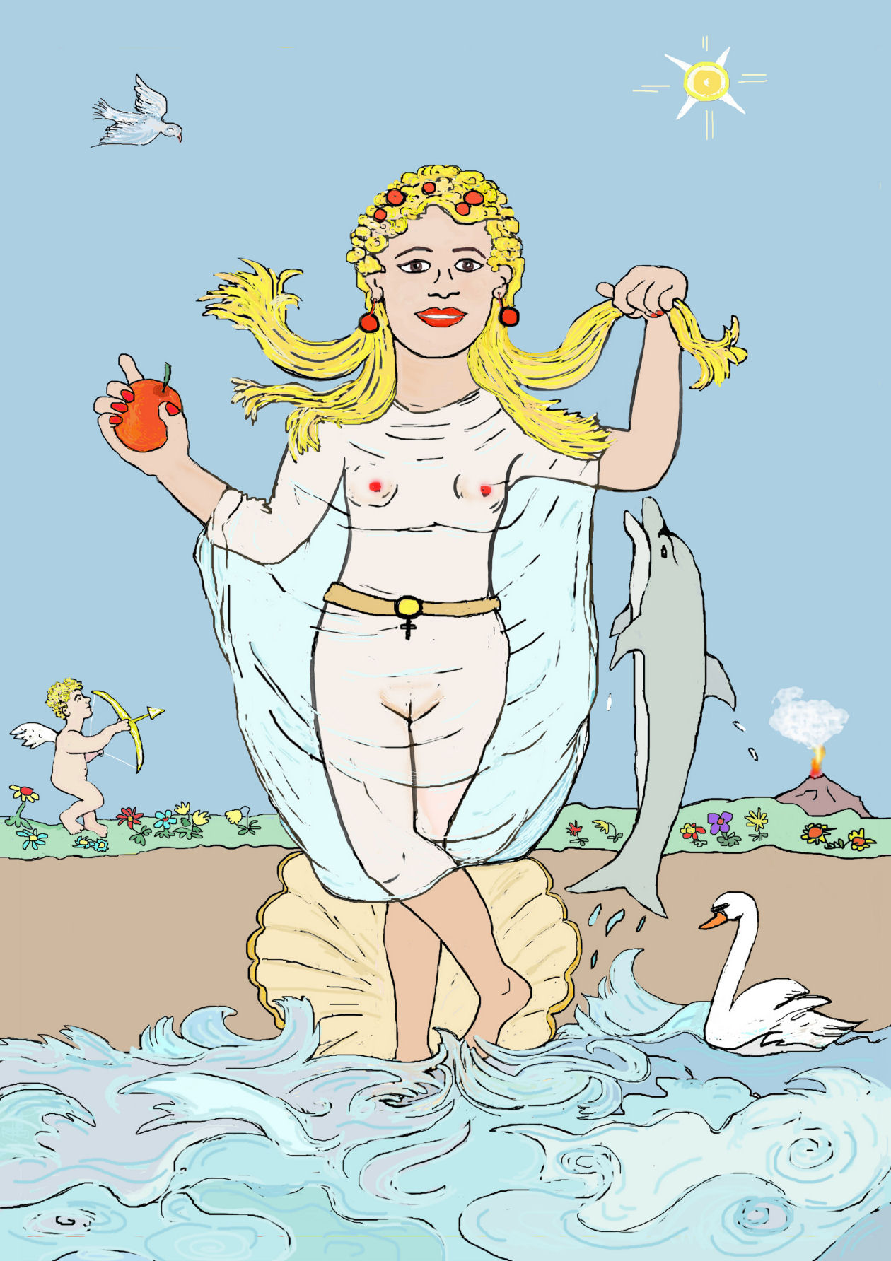 Venus
Computerzeichnung / Druck
31 x 21 cm, 2023