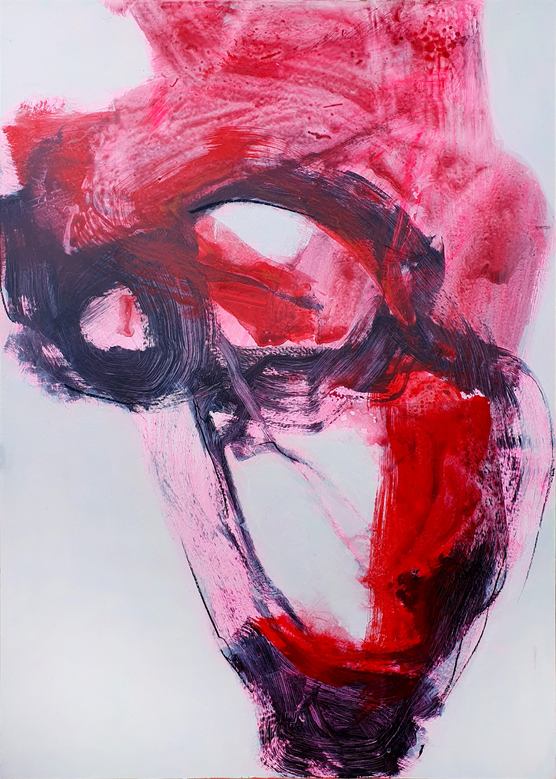 Karin Frommann
Corazón
Acryl-Mischtechnik auf Holz
70 x 50 cm, 2026