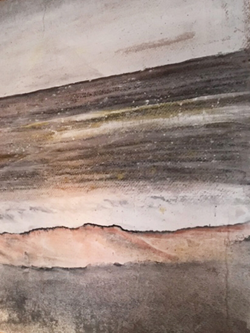 Brigitte Farschon
Melancholie (Ausschnitt)
Aquarell auf Karton, 120 x 100 cm